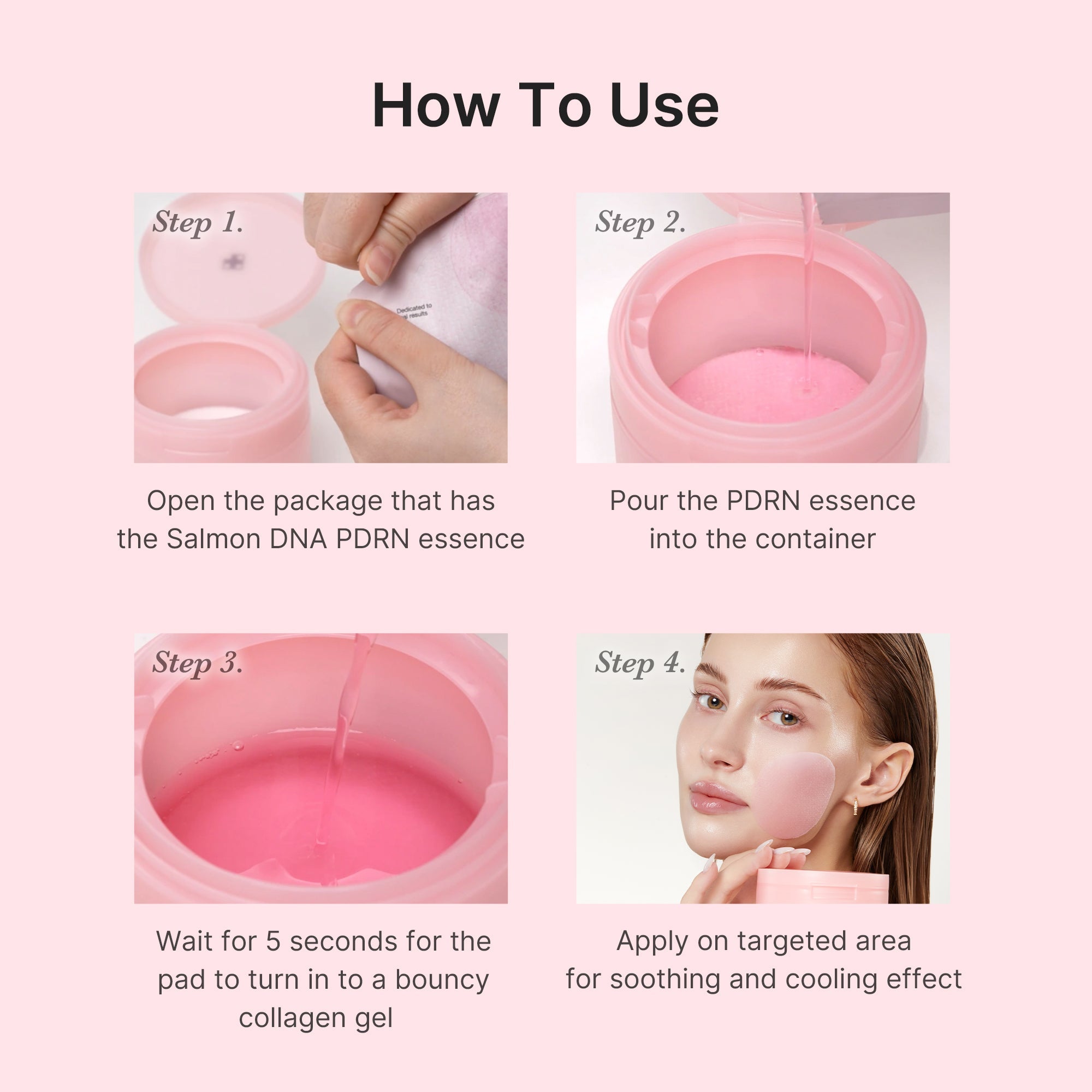 PDRN Pink Collagen Gel Toner Pad - Medicube Care Favorite