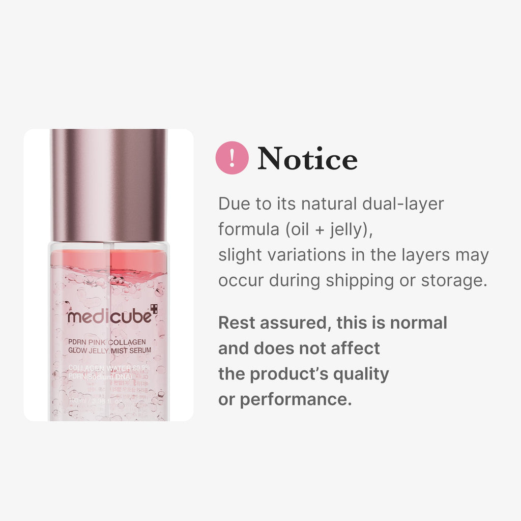 PDRN Pink Collagen Glow Jelly Mist Serum - Smooth Glow Care