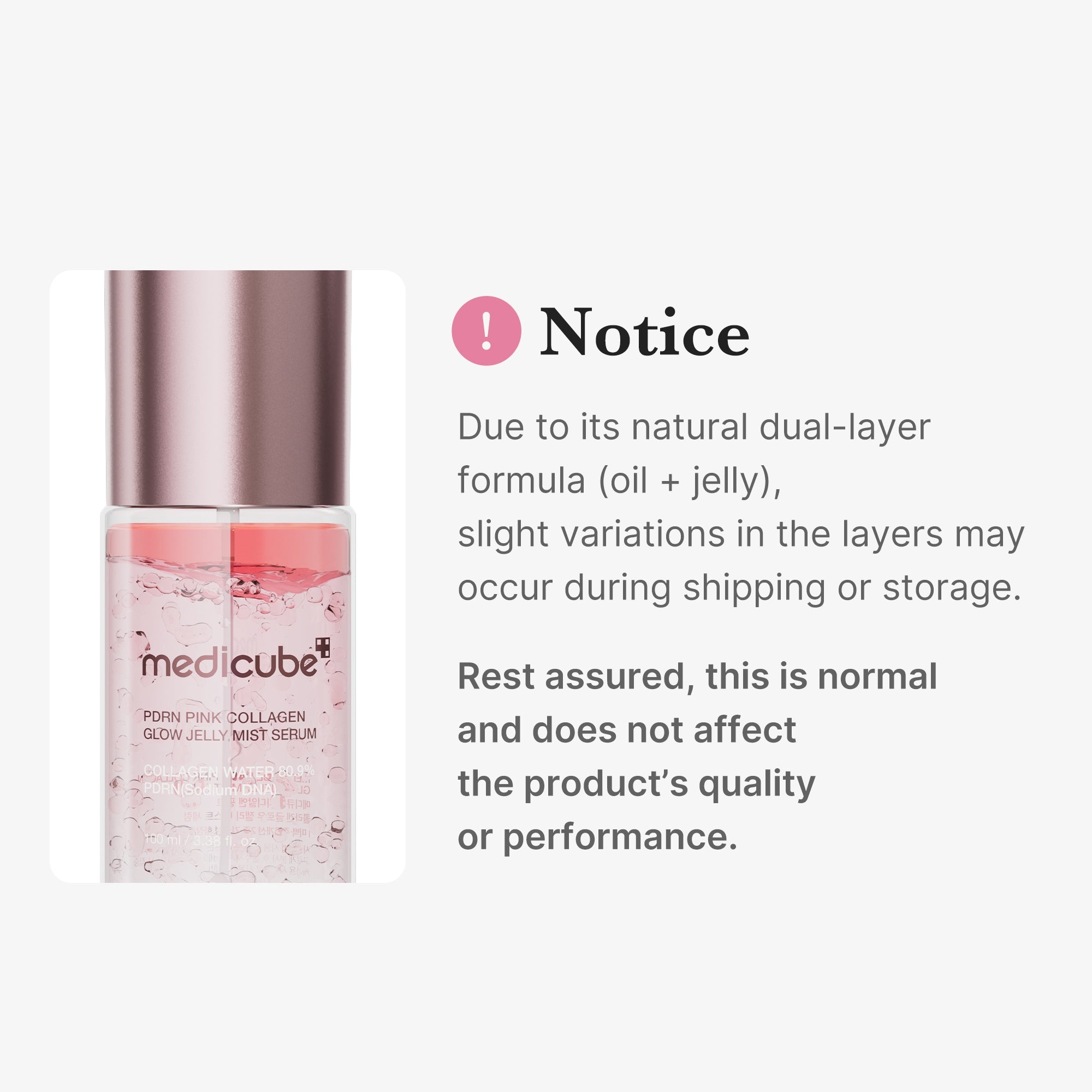 PDRN Pink Collagen Glow Jelly Mist Serum - Smooth Glow Care