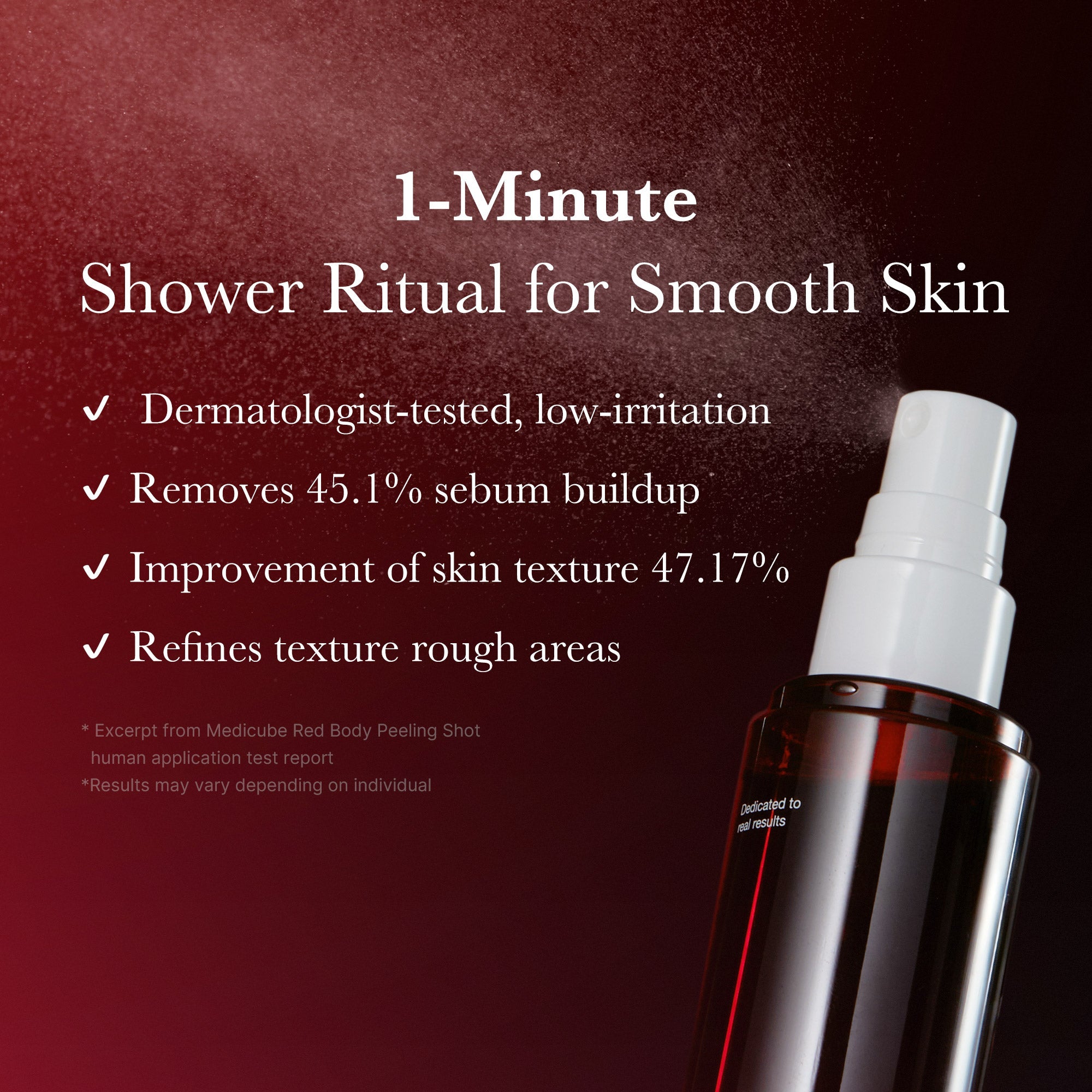 Red Body Peeling Shot Cleanser - Modernize Your Routine