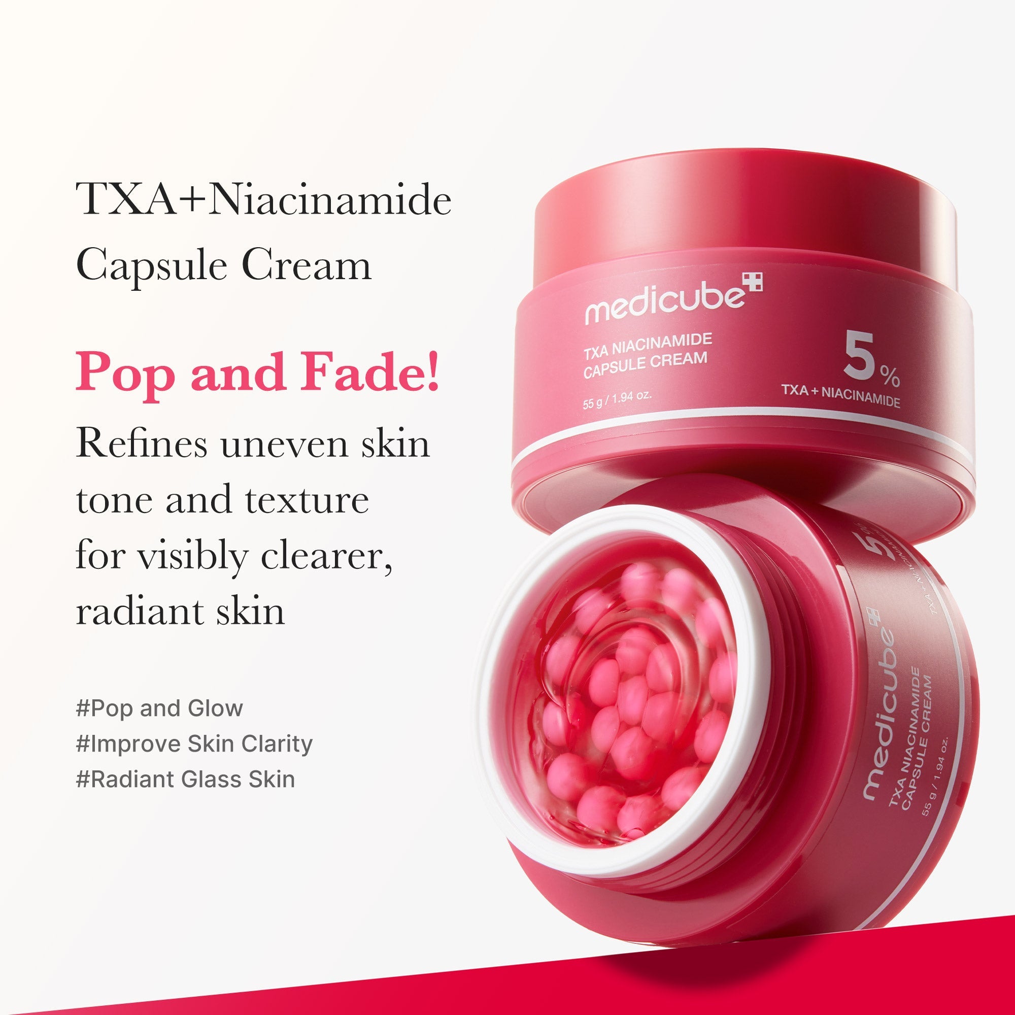 TXA Niacinamide Capsule Cream - Face Care That Moves