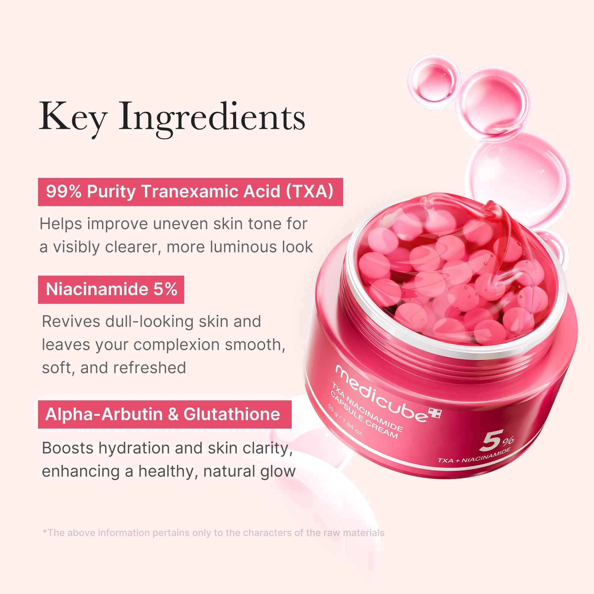 TXA Niacinamide Capsule Cream - Face Care That Moves
