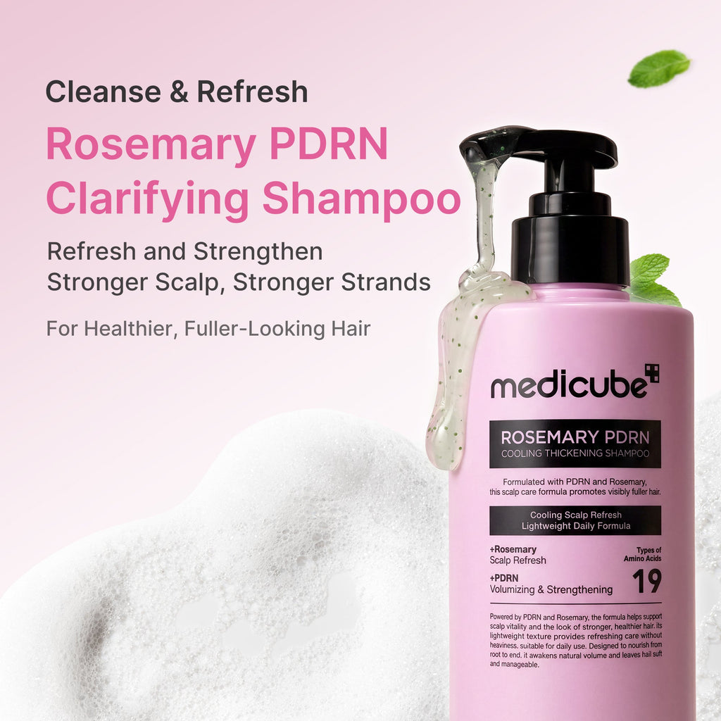 Rosemary PDRN Cooling Thickening Shampoo - Smooth Elevated Beauty