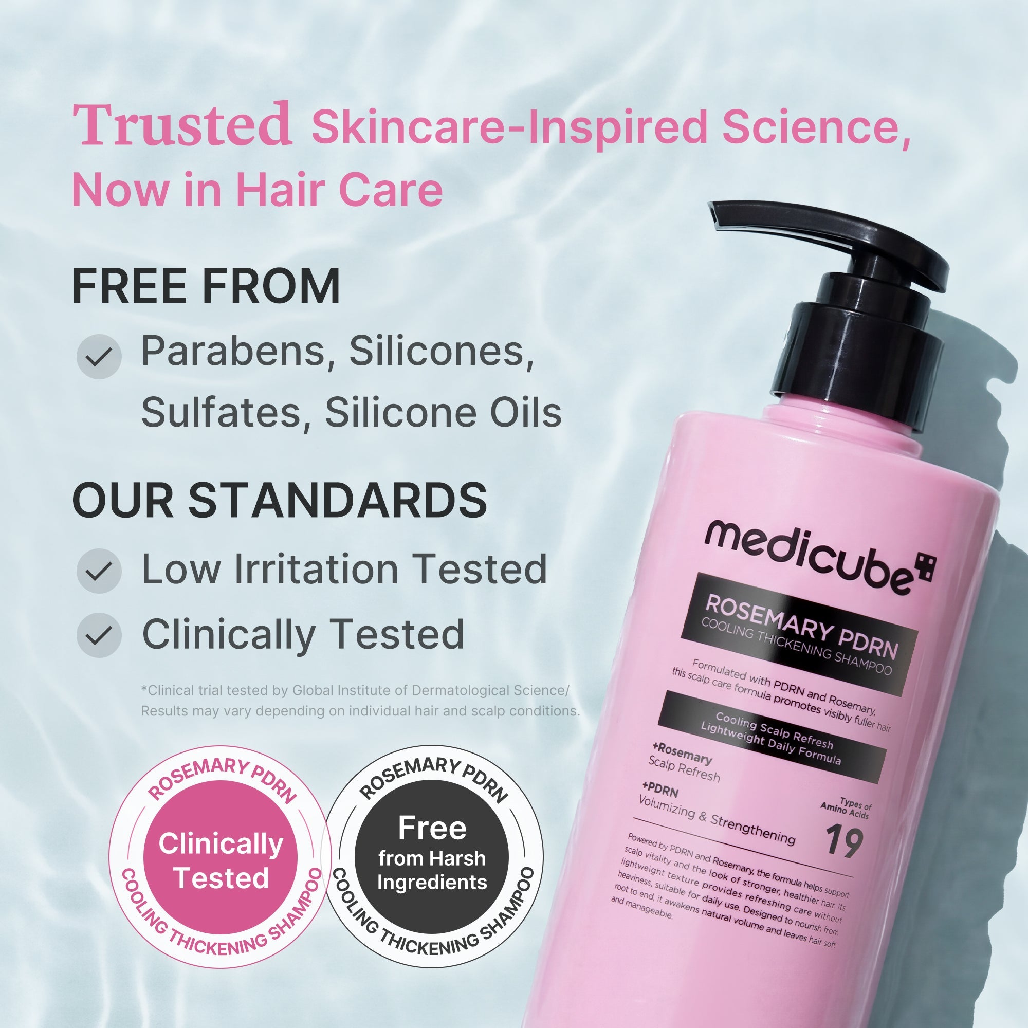 Rosemary PDRN Cooling Thickening Shampoo - Smooth Elevated Beauty