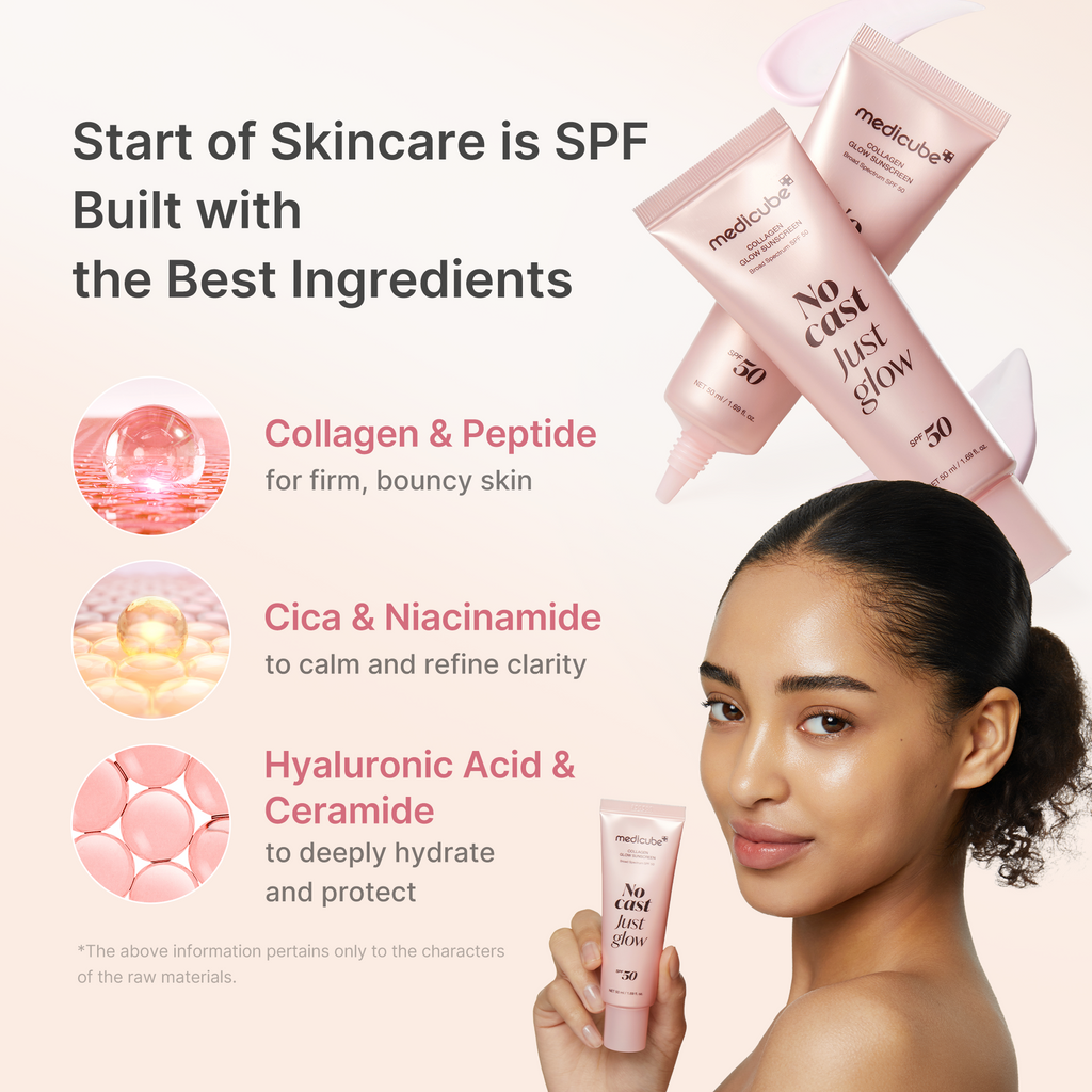 No Cast Just Glow Collagen Sunscreen - Start Elevated